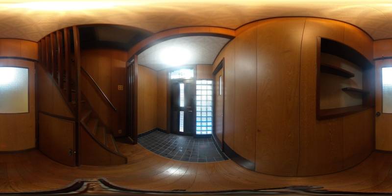 パノラマ画像玄関