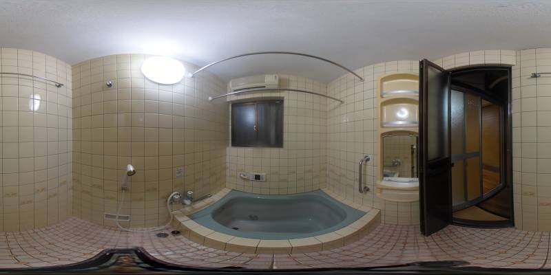 パノラマ画像バスルーム