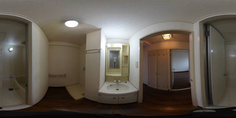 パノラマ画像洗面所