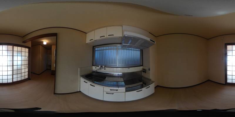 パノラマ画像キッチン