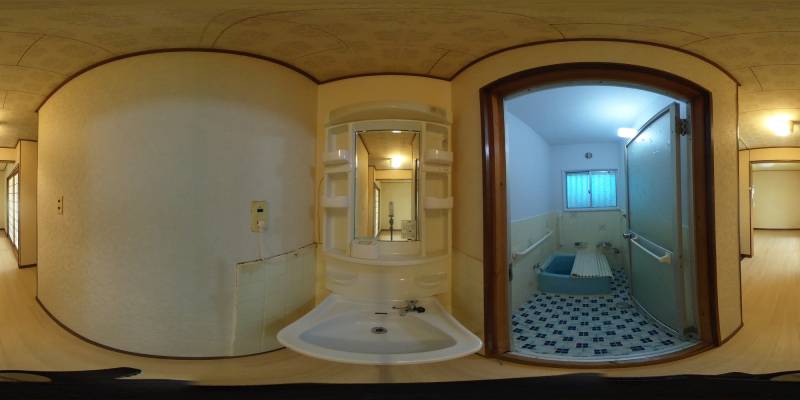 パノラマ画像洗面所