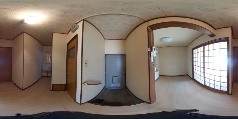 パノラマ画像玄関