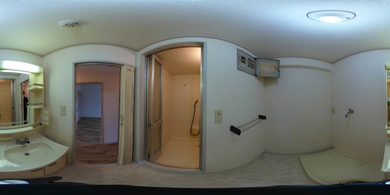 パノラマ画像洗面所