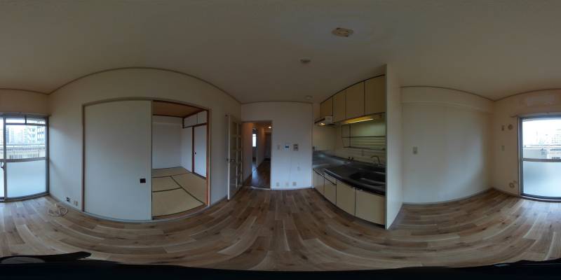 パノラマ画像リビング