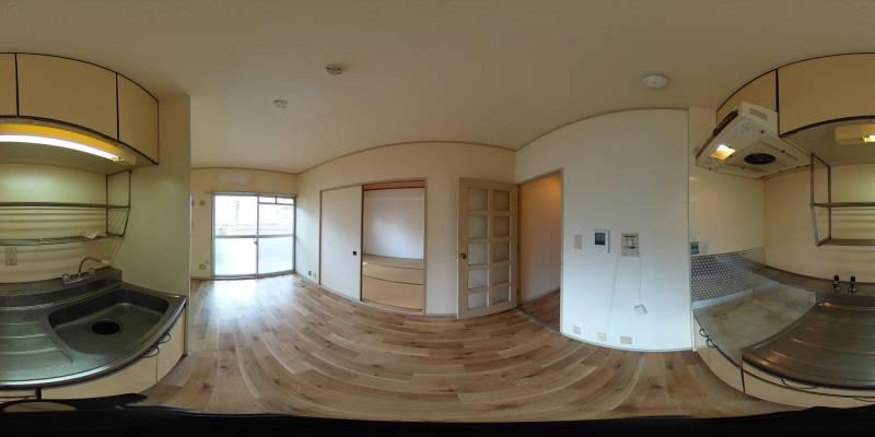 パノラマ画像キッチン