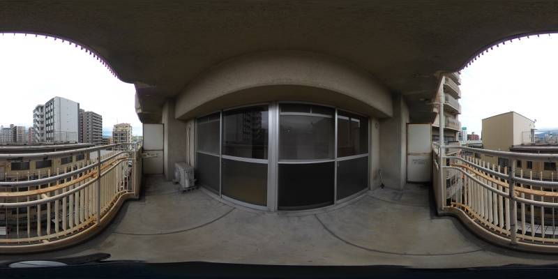 パノラマ画像バルコニー