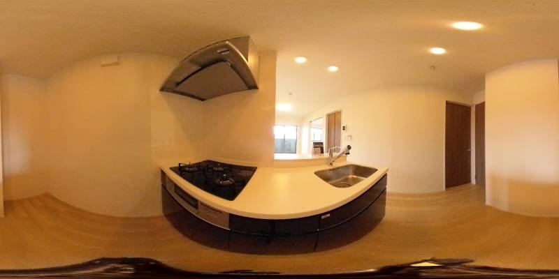 パノラマ画像キッチン