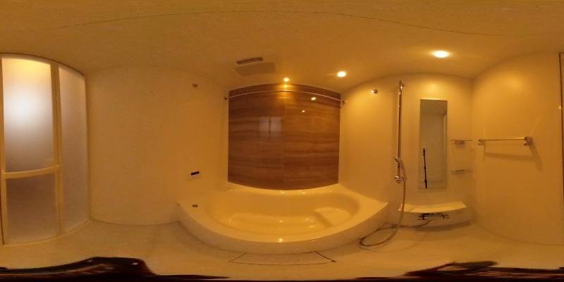 パノラマ画像バスルーム