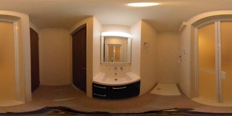 パノラマ画像洗面所