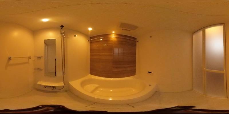 パノラマ画像バスルーム