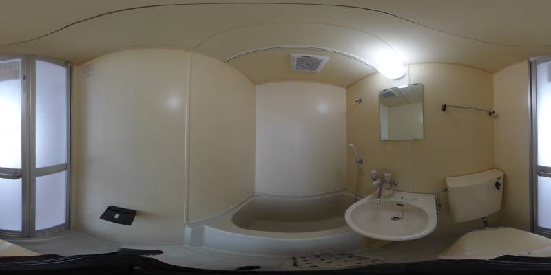 パノラマ画像バスルーム