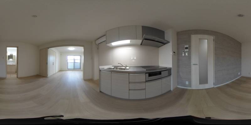 パノラマ画像キッチン