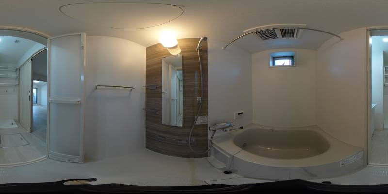 パノラマ画像バスルーム