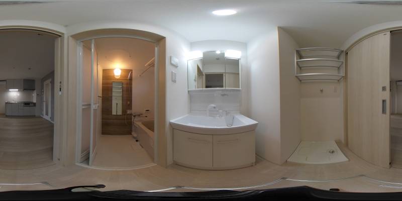 パノラマ画像洗面所