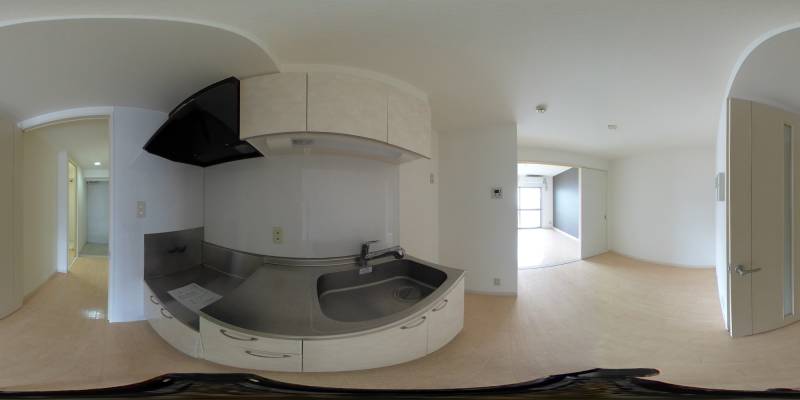 パノラマ画像キッチン