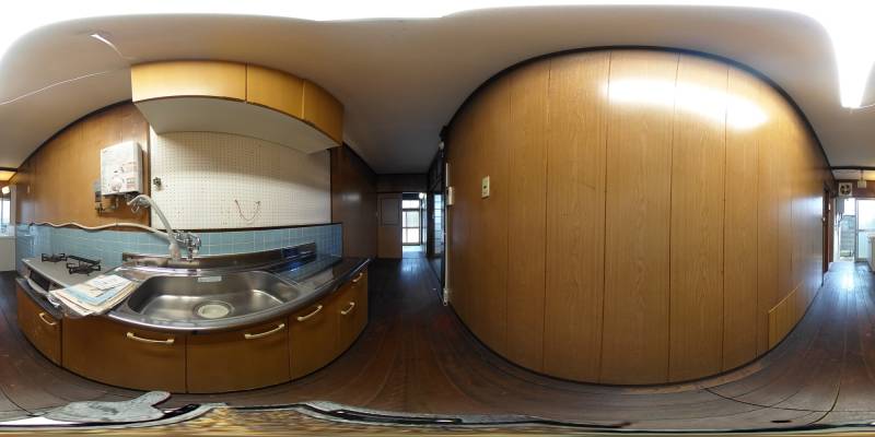 パノラマ画像キッチン