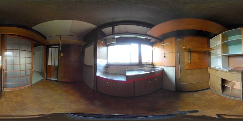 パノラマ画像キッチン