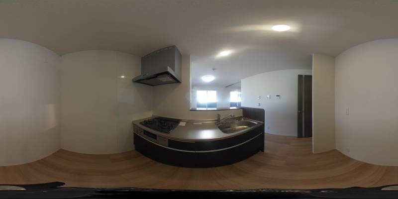 パノラマ画像キッチン