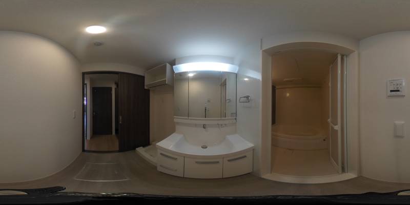パノラマ画像洗面所