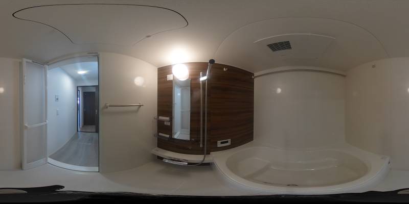 パノラマ画像バスルーム