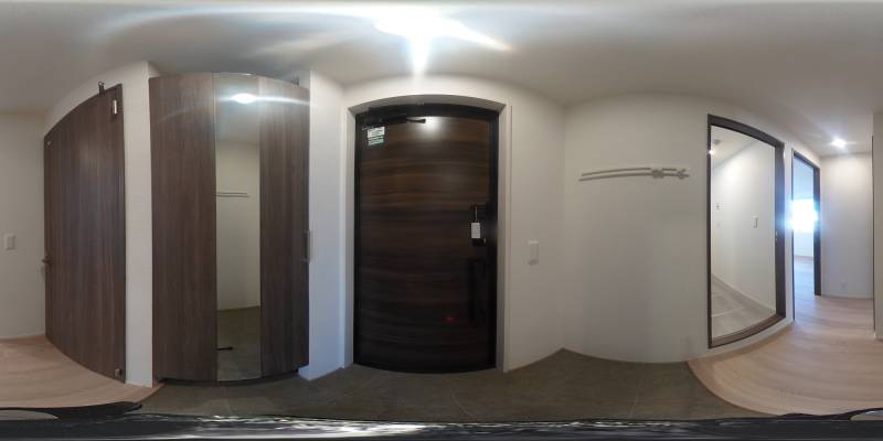 パノラマ画像玄関