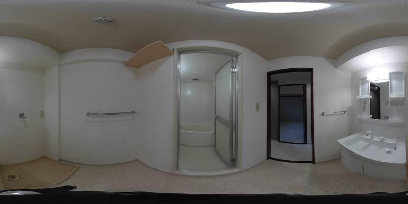 パノラマ画像洗面所