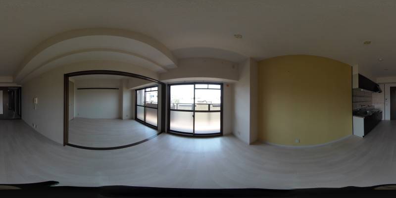 パノラマ画像リビング