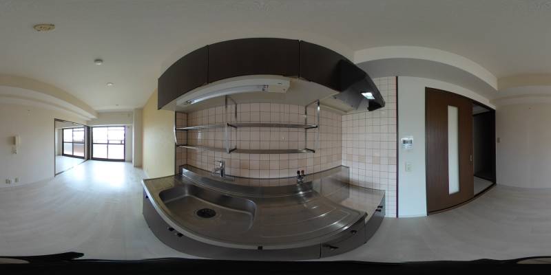 パノラマ画像キッチン