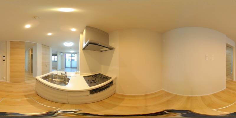 パノラマ画像キッチン