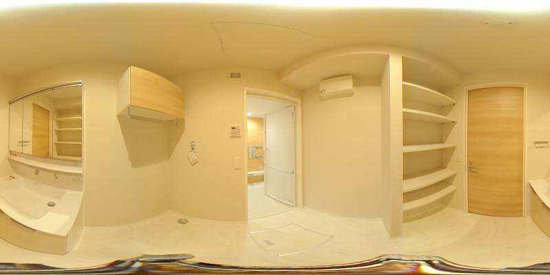 パノラマ画像洗面所