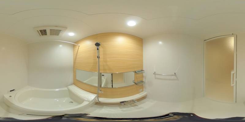 パノラマ画像バスルーム