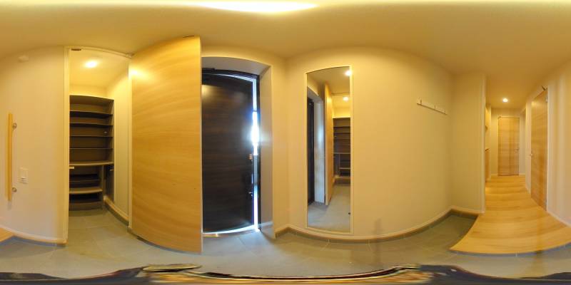 パノラマ画像玄関