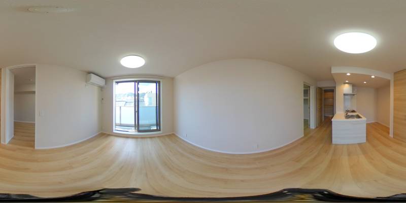 パノラマ画像リビング