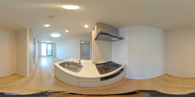 パノラマ画像キッチン