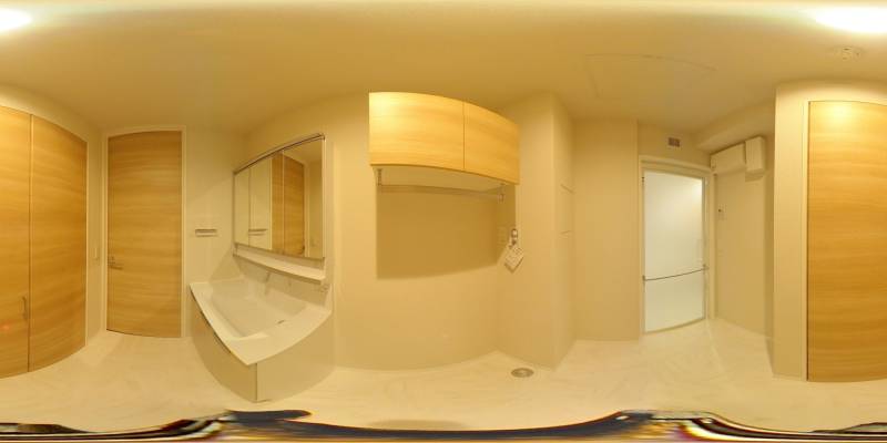 パノラマ画像洗面所