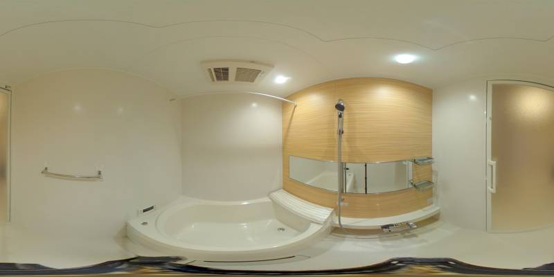 パノラマ画像バスルーム