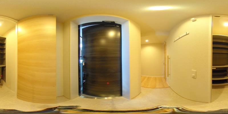 パノラマ画像玄関