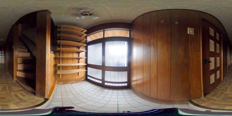 パノラマ画像玄関