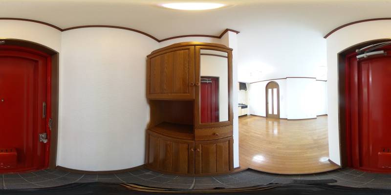 パノラマ画像玄関