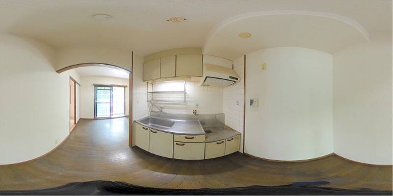 パノラマ画像キッチン