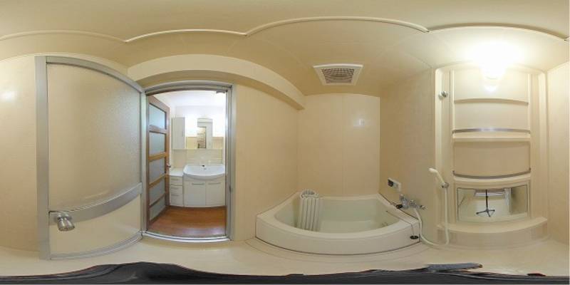 パノラマ画像バスルーム