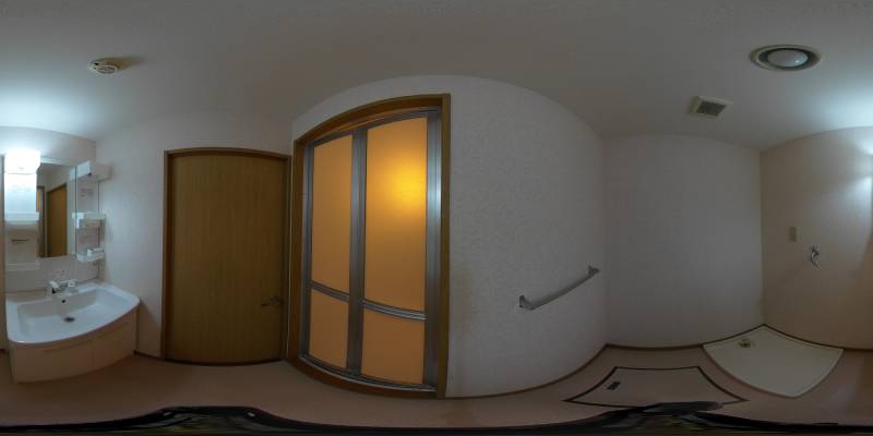 パノラマ画像洗面所