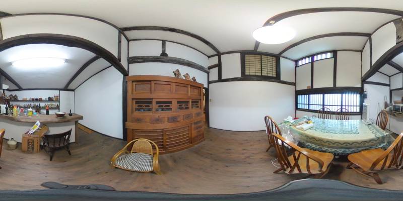 パノラマ画像キッチン