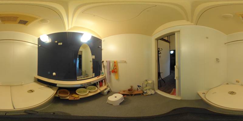 パノラマ画像バスルーム