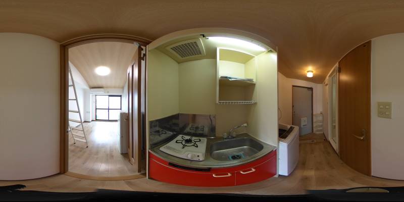 パノラマ画像キッチン