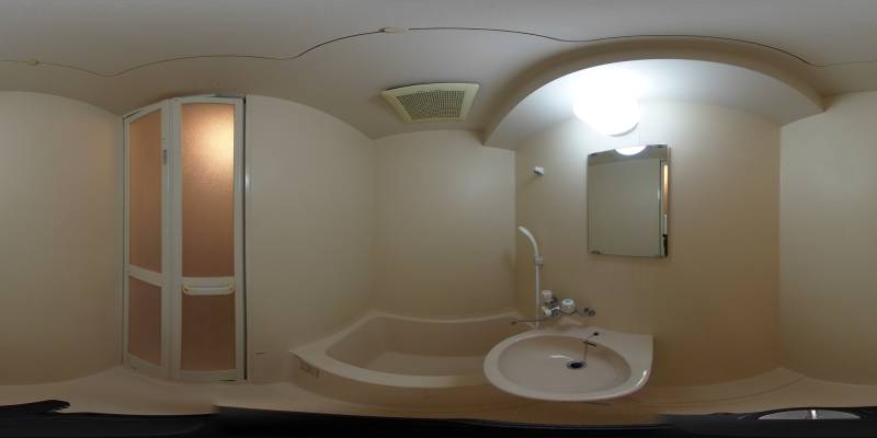 パノラマ画像バスルーム