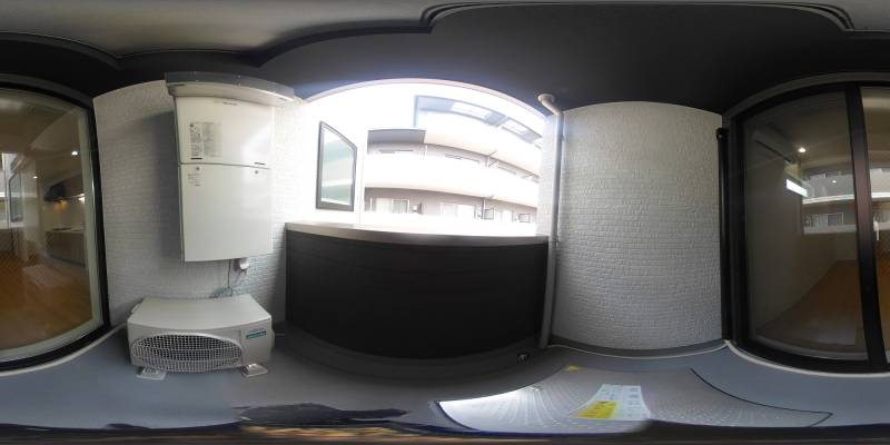 パノラマ画像バルコニー