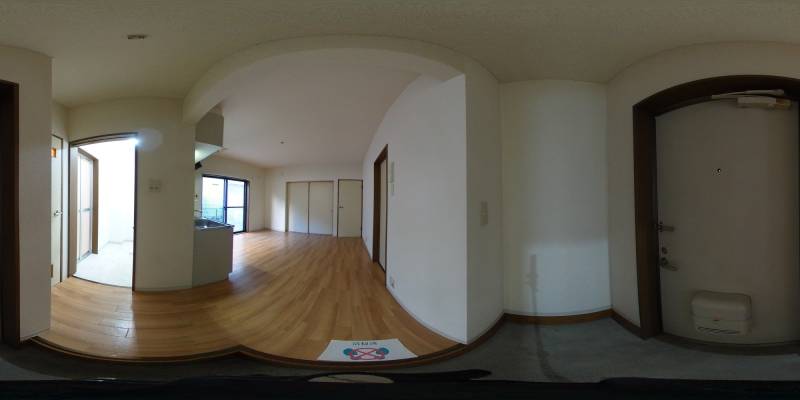 パノラマ画像玄関