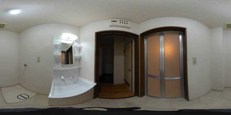 パノラマ画像洗面所