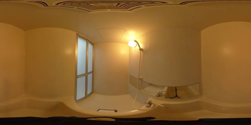 パノラマ画像バスルーム